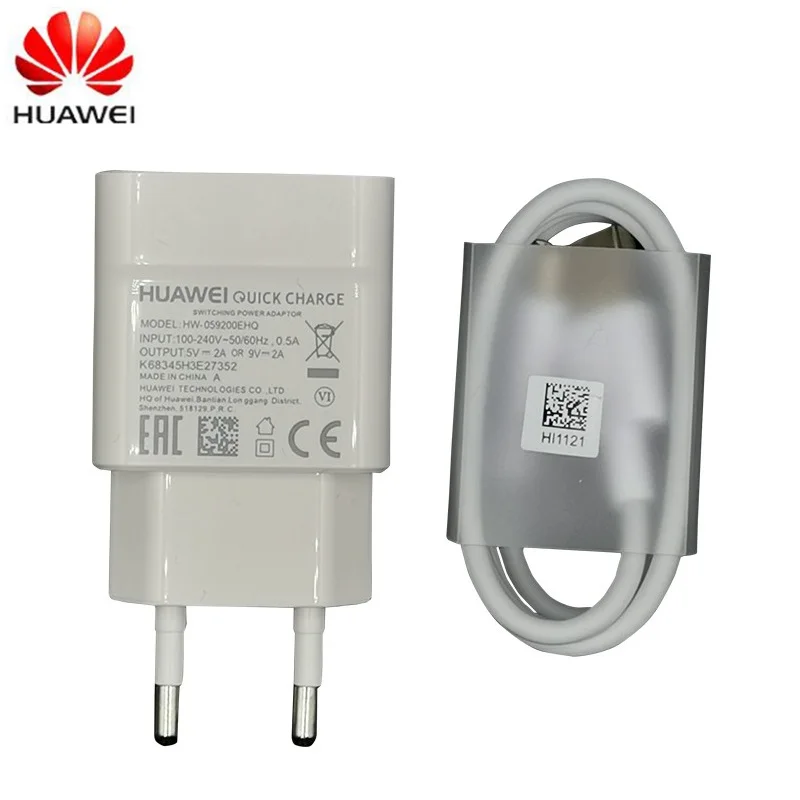 Huawei 9V2A EU charger QC 2.0 Quick Fast Charge Adapter USB Type-c For nova3 3i 4 honor 9 8x p7 p8 p9 p10 p20 lite mate 7 8 9 powerbank quick charge 3.0 Chargers