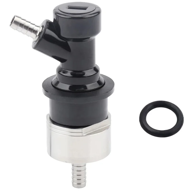 

Stainless Steel Carbonation Cap Carbonator & Liquid Ball Lock Disconnect Fit Soft Drink PET Bottles Homebrew Soda