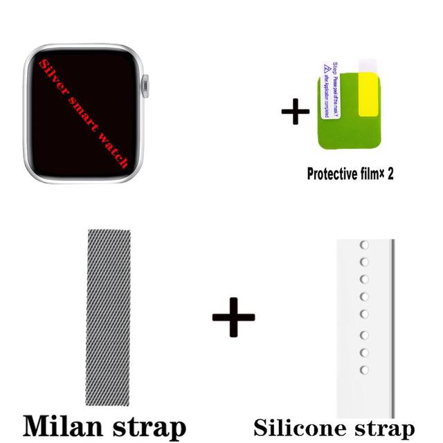 W26 Smartwatch Android IOS Smart Watch for Women Men 2020 44mm 40mm  Waterproof Temperature Heart Rate Monitor Sport Watch