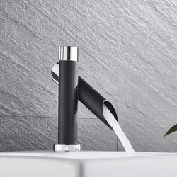 Basin Faucet Double Tube Deck Mount Bathroom Para Vanity Sink Faucet Basin Single Hole Single Handle Hot Cold Water Mixer Tap