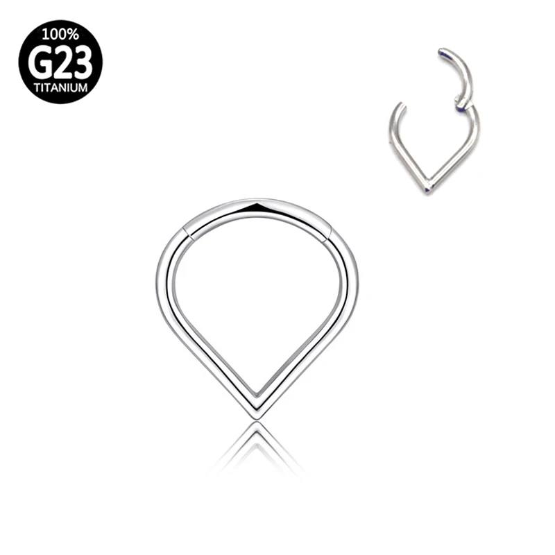 Nose Piercing Jewelry Titanium Piercing Septum Titanium Drop G23