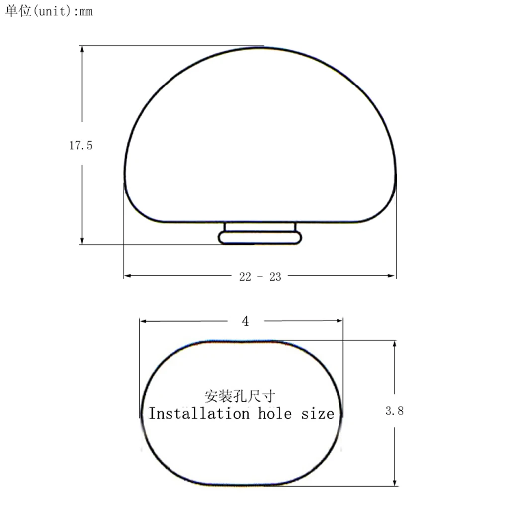 Lovoski 6x Tuning Peg Tuner Button Knobs Cap for Acoustic Guitar Black
