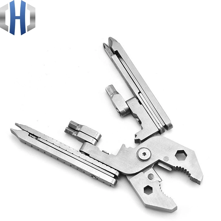 Stainless Steel Folding Multi-purpose Pliers Screwdriver 25 In 1 Portable Universal Outdoor Multi-tool | Спорт и развлечения