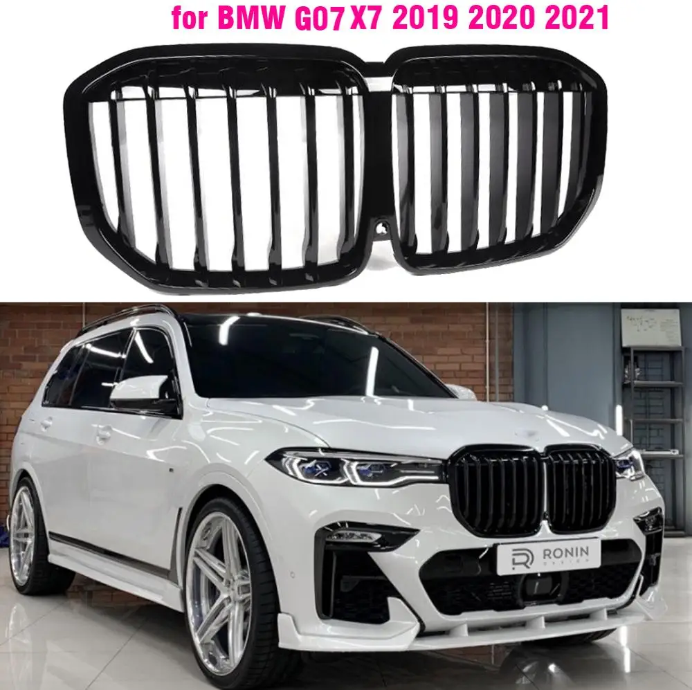 Решетки для переднего бампера BMW X7 G07 2019 2020 2021 xDrive30d M Sport xDrive40i xDrive50i styling |