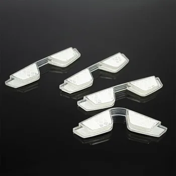 

XCCPJ 4Pcs Universal Strong Reflective Stickers High-Intensity Night Visibility Reflective Decals Safety Warning Car Accessories