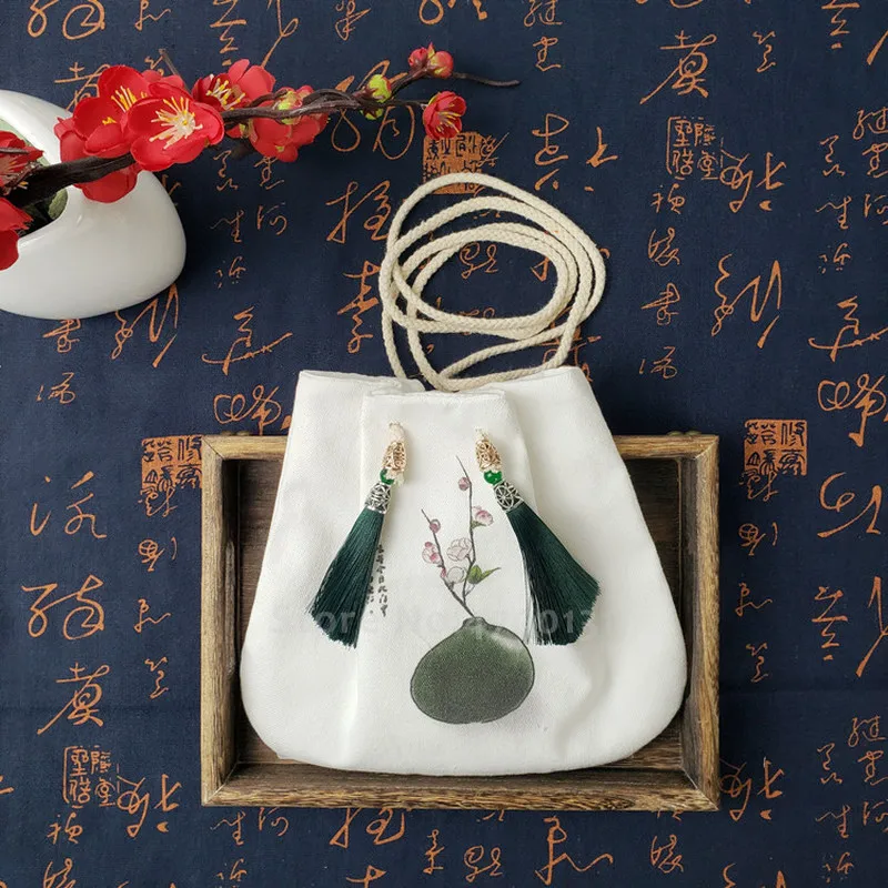 Традиционный китайский стиль ретро сумка атласный старинный Саше Hanfu кошелек для