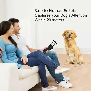 

Travelling Portable Ultrasonic Dog Repeller Anti Barking Control Cat Device Bark Pest Snake Mouse Stop Training E2E3