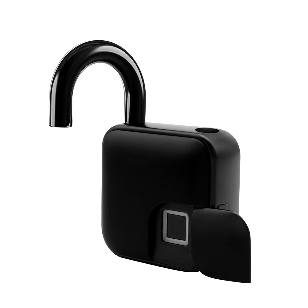 

Hot New USB Rechargeable Smart Lock Keyless 10 Sets Fingerprint Lock IP65 Waterproof Anti-Theft Security Padlock Door Luggage Ca