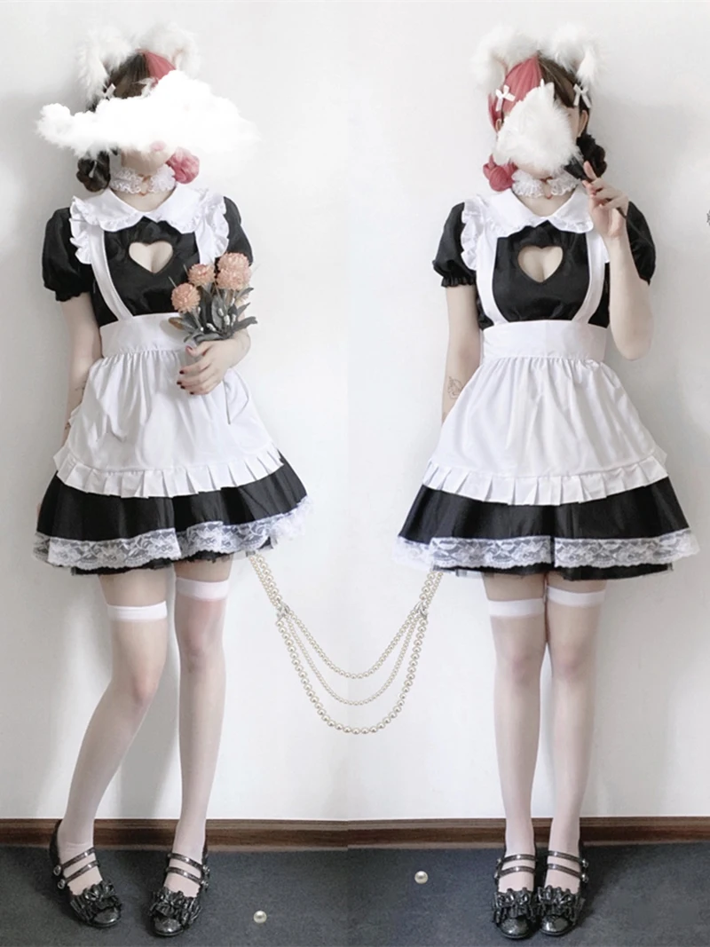 LILICOCHAN Ojbk Sexy Sweet Lolita Dress Japanese Maid Costume Anime Cosplay Kawaii Coffee Bar Uniform Halloween Outfit For Women -Zentai shop online H81c159c227a24b808bbc446aca45b5aas.jpg