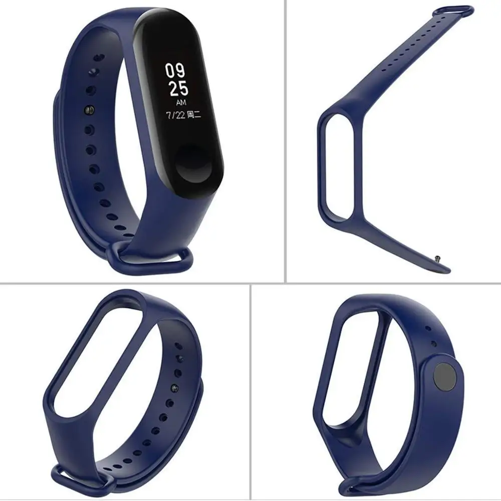 Ремешок M3 M4 для Xiaomi Mi Band 4 3 силиконовый браслет аксессуары