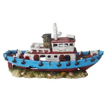 

Decor BARBUS boat mainsail aquarium, 30.5 x 12 x 20 cm, BARBUS, Decor 017