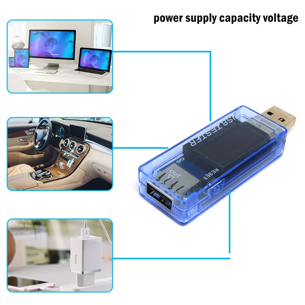 USB тестер 8 в 1 Вольтметр постоянного тока 0 99999 мАч индикатор электрической