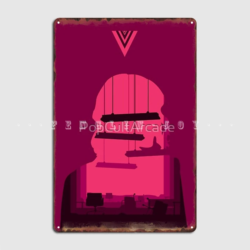 

Jesse Faden Minimalist Silhouette Style Video Game Art Metal Plaque Poster Pub Pub Garage Decoration Plaques Tin Sign Poster