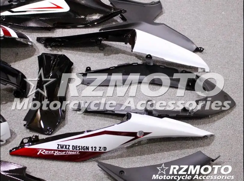 Стиль ABS литьевая форма мотоцикл Обтекатели подходит для YAMAHA R3 R25- 15-19 Кузов Набор на заказ Белый Красный холодный