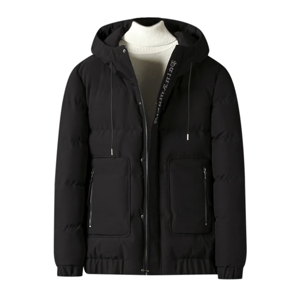 Black Abrigo hombre chaqueta hombre, Мужская зимняя флисовая куртка с капюшоном, ветрозащитная мягкая куртка, куртка casaco veste homme erkek mon - Цвет: Black