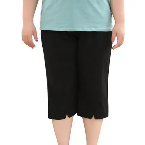 Летние брюки размера плюс 5xl 6xl 7xl уличные брюки женские брюки с высокой талией Pantalones Pantalon большие DJ649