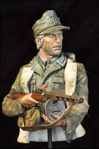 

1/10 Resin Model Building Kit Bust Camouflage soldier