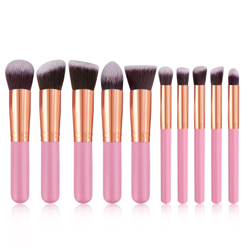 10 шт. набор кистей для макияжа|Аппликатор теней век| |