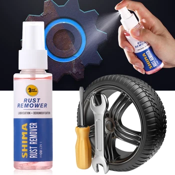 

80ml Useful Metal Surface Chrome Paint Car Maintenance Iron Powder Cleaning Rust Remover Anti-rust lubricant Rust Derusting
