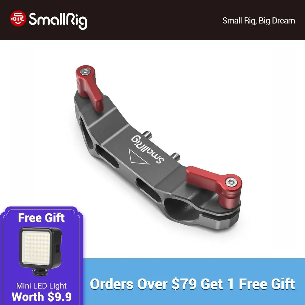 

SmallRig 15mm Rod Clamp For SONY FX9 Camera Plate/SmallRig U-Shape Plate 2840/ Top Plate Kit 2839 Clamp For 15mm Rod -2845