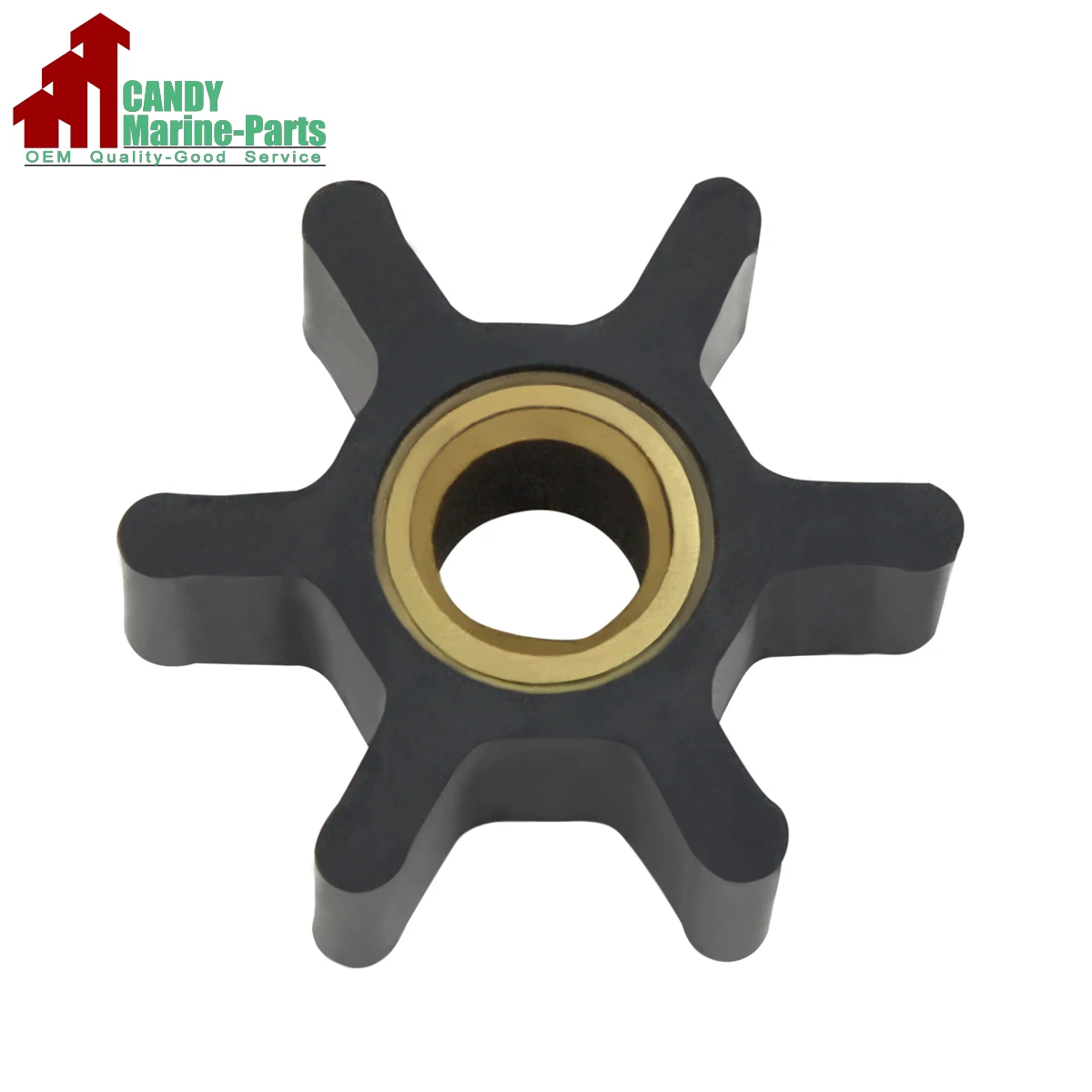 Крыльчатка водяного насоса для установки на YANMAR 1GM/1GM10-заменяет 128176-42071 128170-42070 |