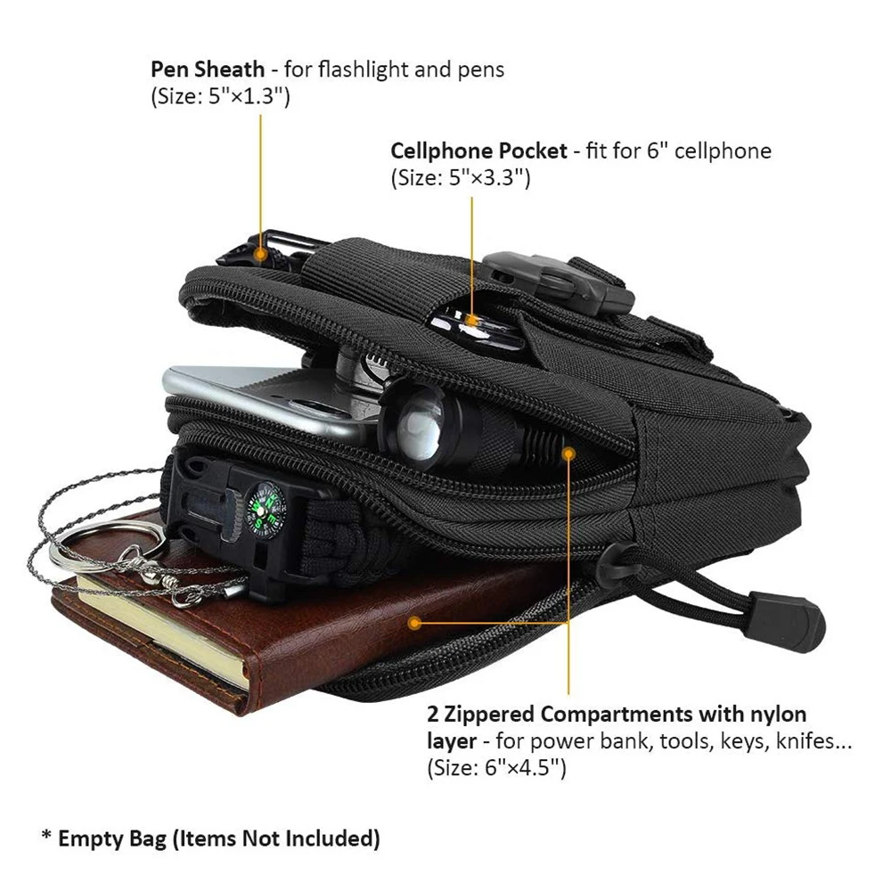 Tactical Molle Holster Universal Holster Military Waist Bag Waist Pack Waist Bag Pouch Wallet Phone Case Tactical Molle Holster Universal Holster Military Waist Bag Waist Pack Waist Bag Pouch Wallet Phone Case