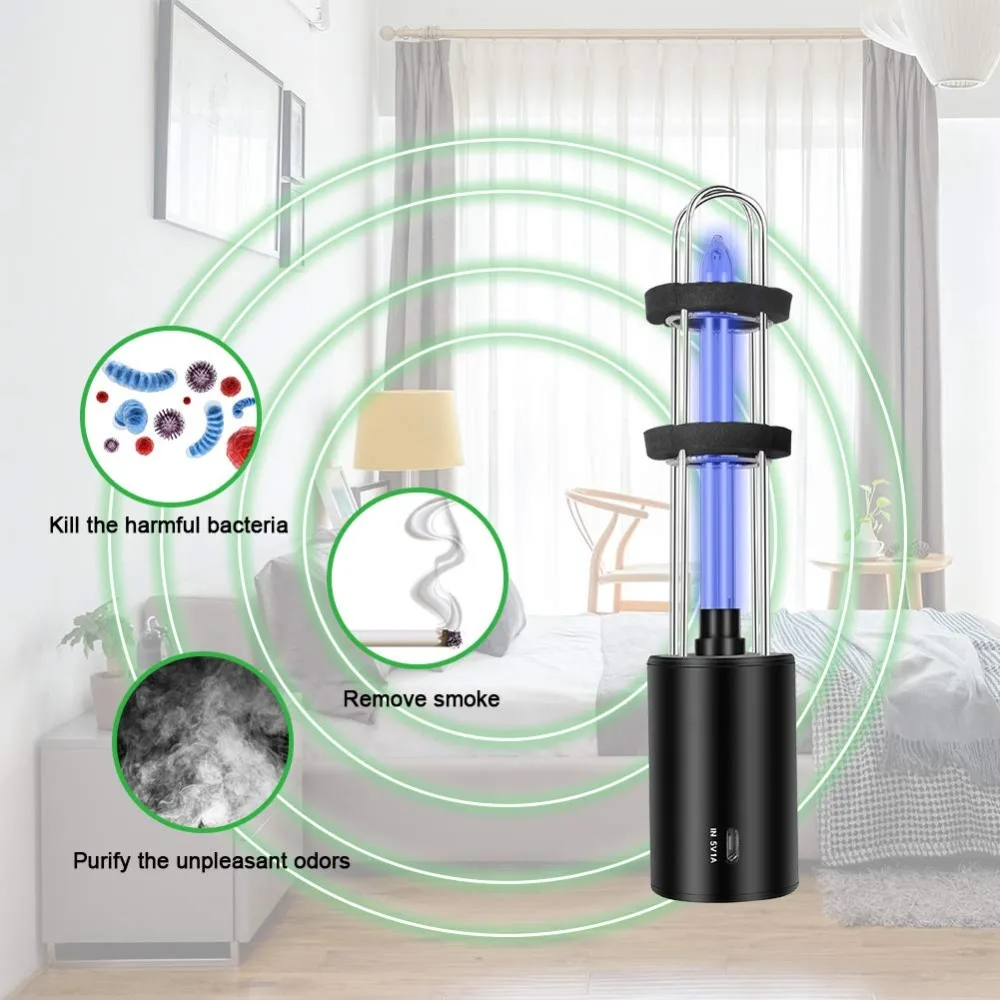 

UVC disinfection bactericidal USB 5W quartz lamp sterilizer portable mite ozone UV sterilization ultraviolet light FOR home
