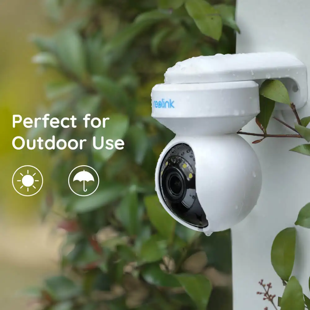 Reolink E1 Outdoor 5MP WiFi Camera Human/Car Detection PTZ 2-Way Audio Color Night Vision Home Video Surveillance