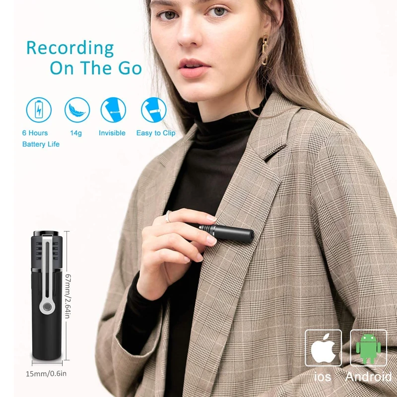 Smartmic Lavalier Lable Bluetooth Wireless