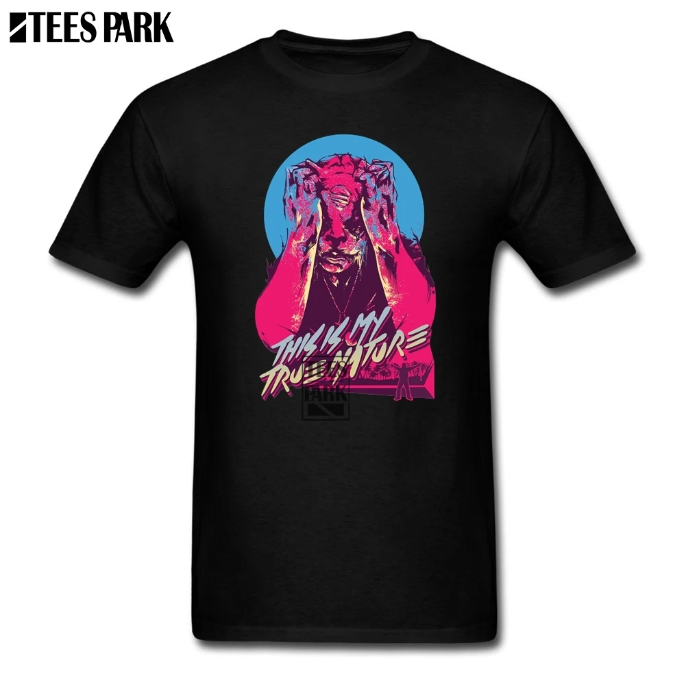 Men T Shirt Hotline Miami The Colonel T Shirts for Men Male O-Neck Short Sleeve T-Shirt Tee Shirt for Men Men's T Shirt Design
