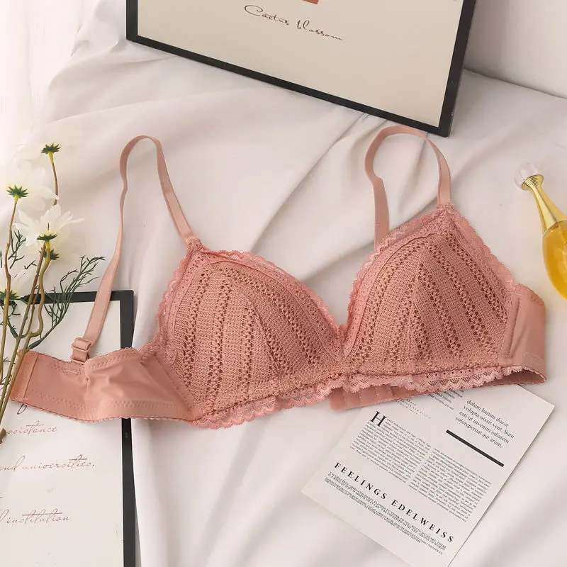 Women's Bra Lace Bras New Underwear Bras for Women Brassiere Sexy Female Wireless Push Up Bra Backless Bralette Lingerie Tops