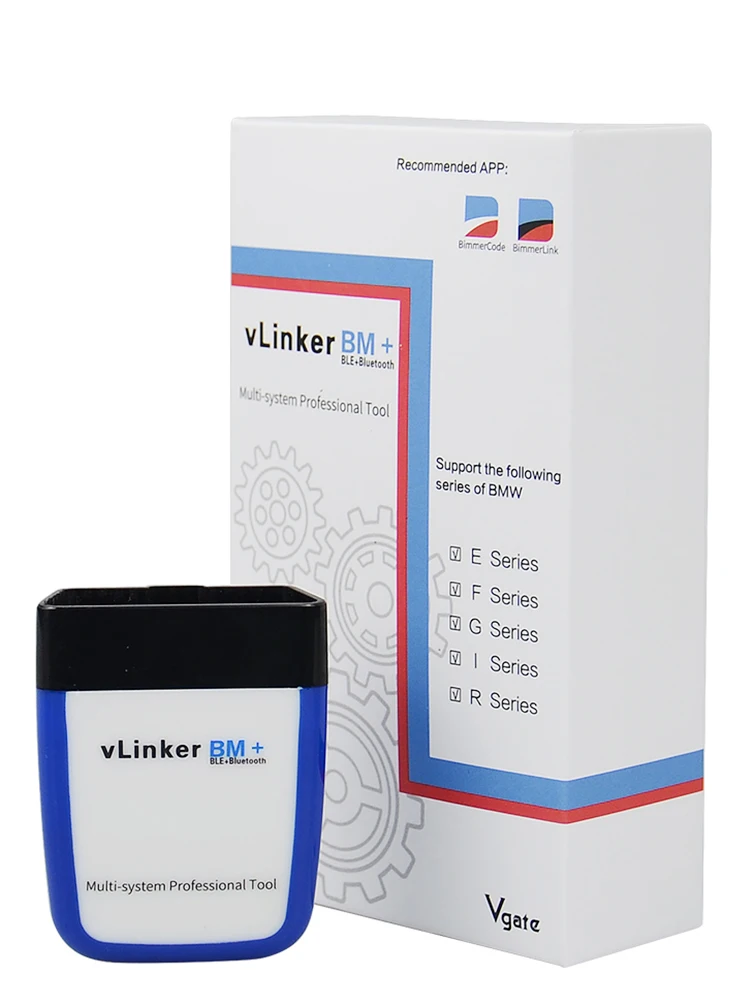 Vgate vLinker BM + ELM327 V2.2 сканер Bluetooth 4 0 wifi OBD 2 OBD2 автомобильный диагностический ELM 327