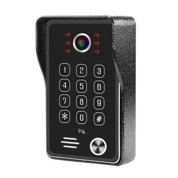 

HomeFong Door Call Panel Video Doorbell for Video Intercom Wired Outdoor HD 1080P 140 Degree Wide Angle IC Card Password Unlock