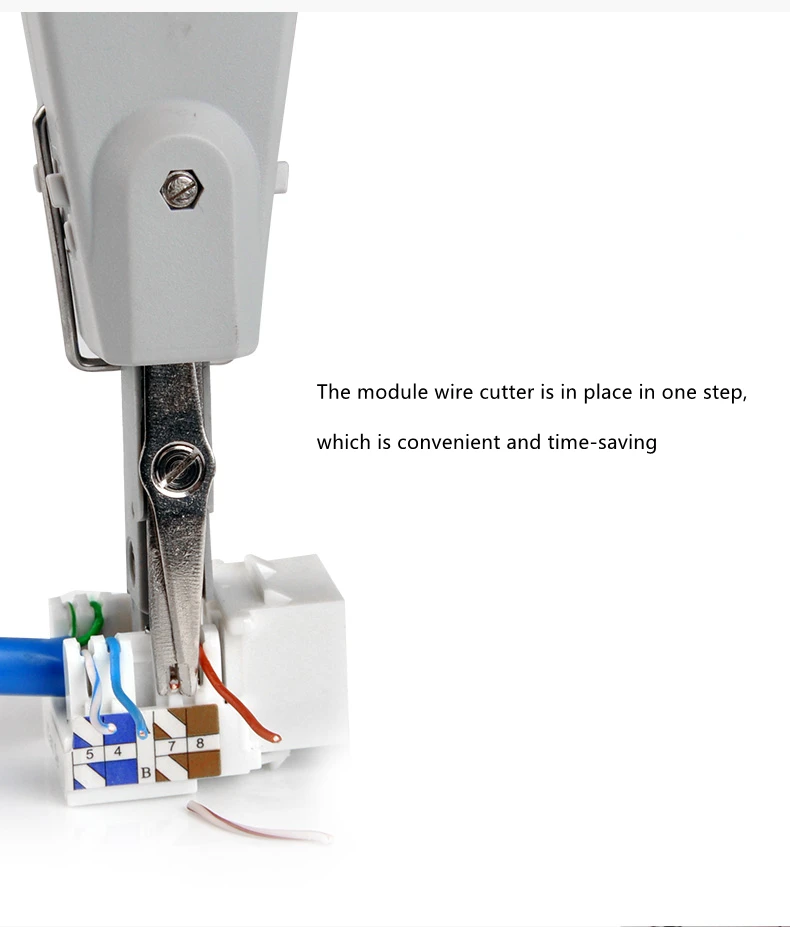 Jillway Wire cutter telecommunications module clamp card is suitable for network cable telephone line module impact punchingtool network tone tracer