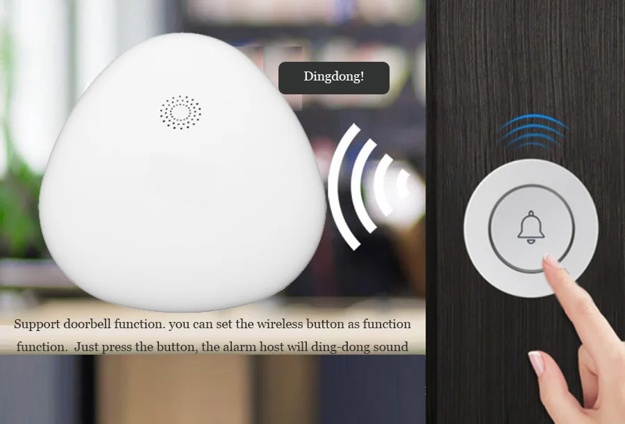 Беспроводная домашняя охранная сигнализация Sgooway EN RU поддержка языков ES Wi Fi