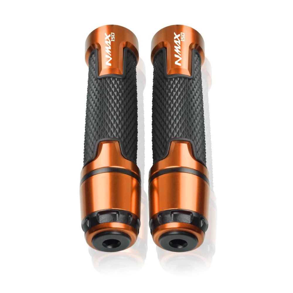 NMAX 150 Универсальные CNC алюминиевые аксессуары для мотоциклов, руль, рукоятка, ручки, мотоциклетные рукоятки, рукоятка, резина для YAMAHA NMAX 150 - Цвет: NMAX 150