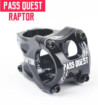 Pass Quest рапторный Стержень 31,8 мм для горной дороги, велосипедный стержень для велосипеда AM DH FR DJ ENDURO - Цвет: black