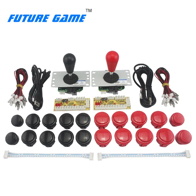 Arcade Oval Joystick DIY Kit Zero Delay USB Controller PC to Arcade