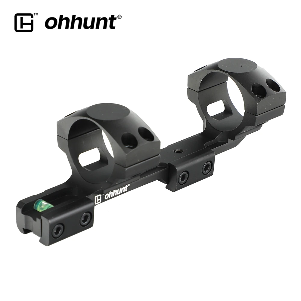 Anéis de Riflescope do Injetor de Andorinha Trilho de Montagem do Escopo Deslocado com Nível da Bolha Caça 1 Polegada 25.4mm 30mm 11mm 3 – 8