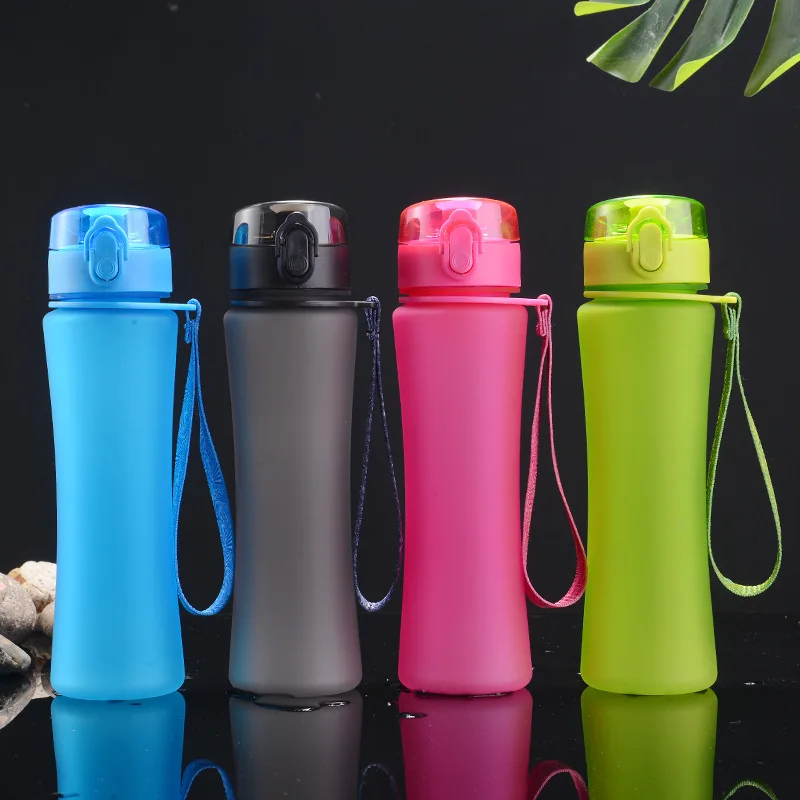 

500ml Bouncing Plastic Water Bottle Kids Adult Sports Cup Portable Rope Cup Custom Creative Gift AT98