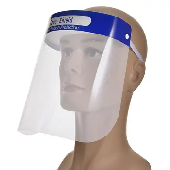 

Protective Face Shield Dustproof Oilproof Transparent Face Mouth Protection Cover Anti-fog Anti-Saliva Breathable Full Face Hood