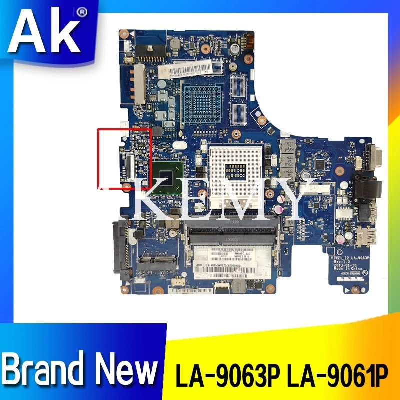 LA-9063P LA-9061P mainbaord для Lenovo Z500 Материнская плата ноутбука (длинные порты) | Компьютеры