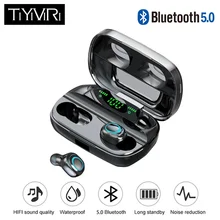Беспроводные наушники TiYiViRi TWS, Bluetooth 5,0, водонепроницаемые наушники, Hi-Fi стерео наушники, мини наушники с микрофоном