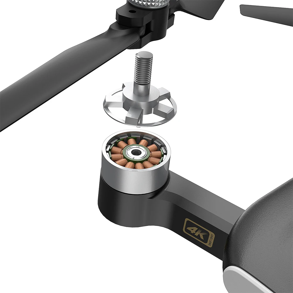 RC Профессиональный gps Дрон MJX Bugs 7 B7 с камерой 4K Wifi FPV Бесщеточный двигатель жеста