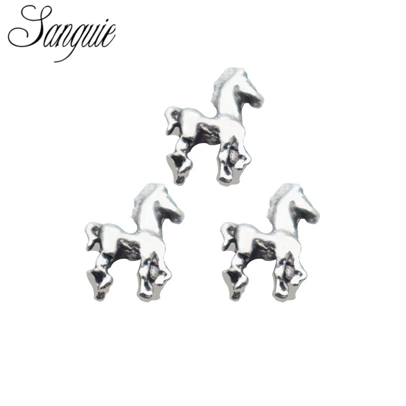 10pcs/lot Floating Charms horse Lockets Fit Living Glass Bracelet DIY Charm jewelry Accessory | Украшения и аксессуары