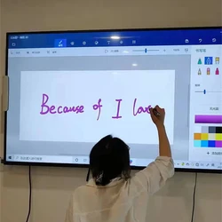 Tableau blanc interactif numérique sans fil, équipement éducatif, panneau intelligent, Projection d'écran tactile 