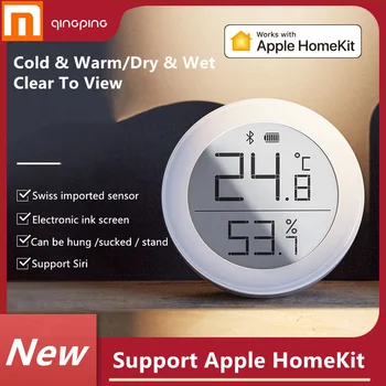 

In Stock Xiaomi Qingping Cleargrass Bluetooth Temperature Humidity Thermometer Sensor Data Storage Support Apple Home Kit Siri