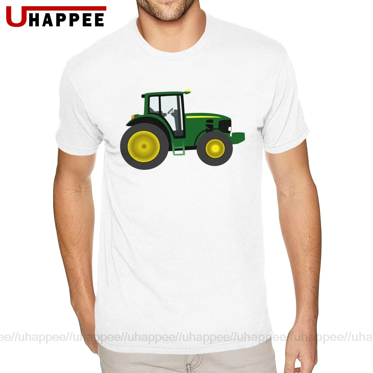 Желтая Мужская футболка с коротким рукавом и принтом на заказ Pride 1Farm Футболка