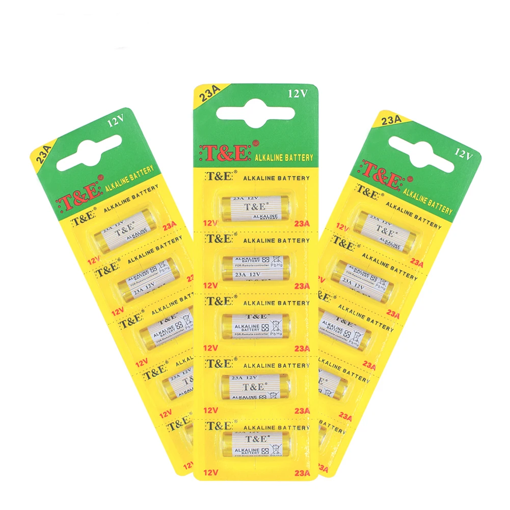 20pcs/4cards 12v A23 23A Alkaline Battery/Alarm Doorbells Remote Controllers Batteries GP23A LRV08 8F10R 8LR23 Dry Battery