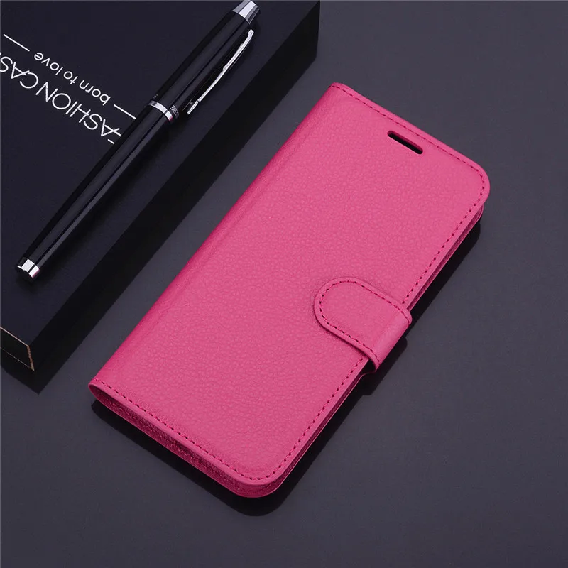 Leather Flip Case For Samsung Galaxy S7 Wallet Magnetic Cover Samsung Galaxy S7 Edge Case For Samsung S7 S 7 Phone Coque Hoesje - Цвет: Rose Red